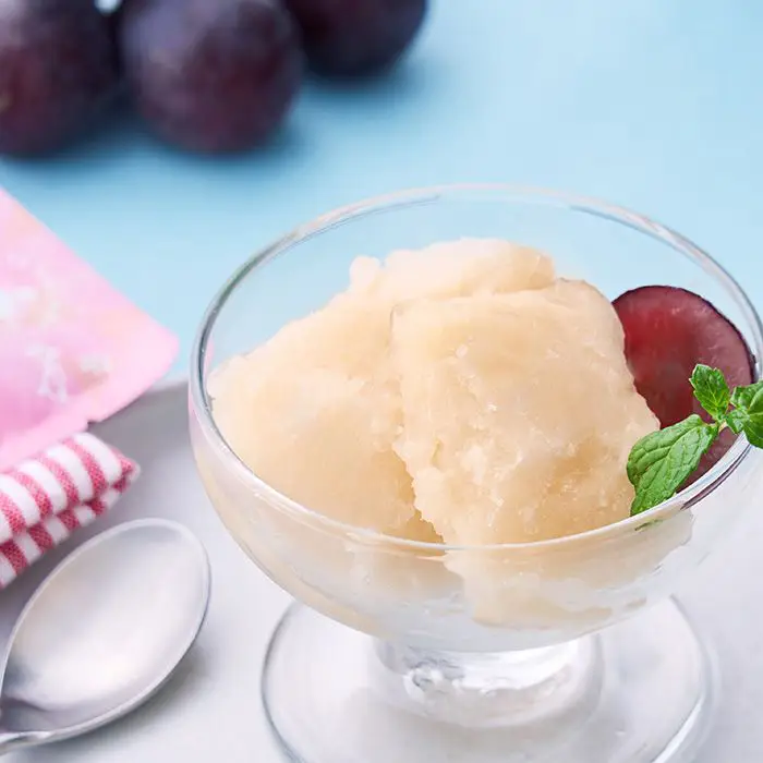 【夏季限定】ホシフルーツ　フルーツパーラーの凍らせて食べるシャーベット彩果しずく　ピオーネ