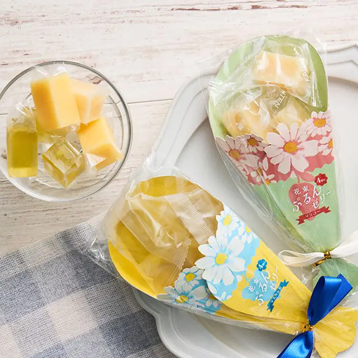 【春の季節限定】花束ぷるんゼリー（マスカット）　４個