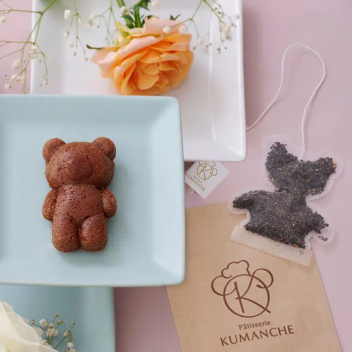 【春の季節限定】パティスリークマンシェ　フィナンシェとクマ型ティーバッグＡ