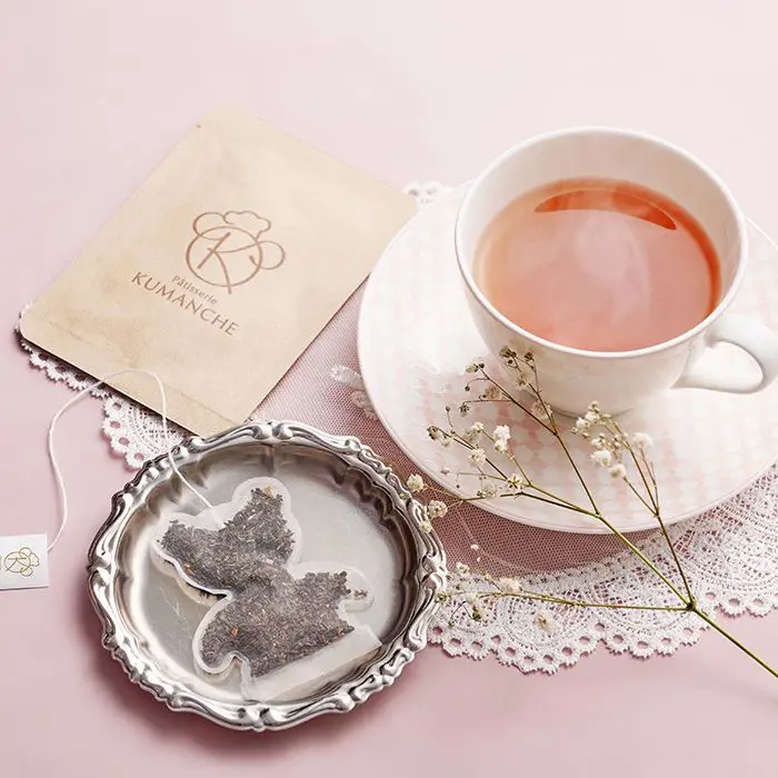 【春の季節限定】パティスリークマンシェ　ふわり香るクマ型ティーバッグ