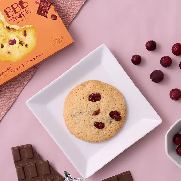 ＢＢＢクッキー　クランベリーミルクチョコ