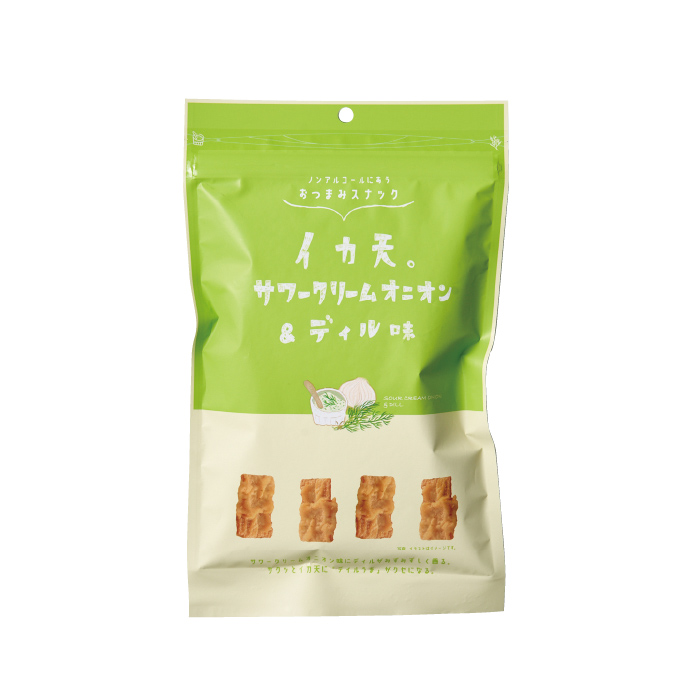 まるか食品　イカ天サワークリームオニオン＆ディル味