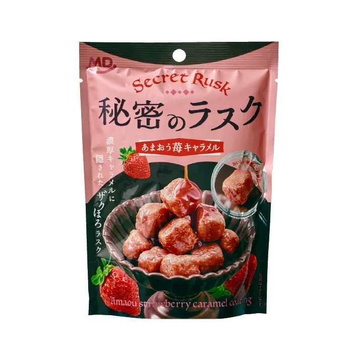 ＭＤＨ　秘密のラスク　あまおう苺キャラメル