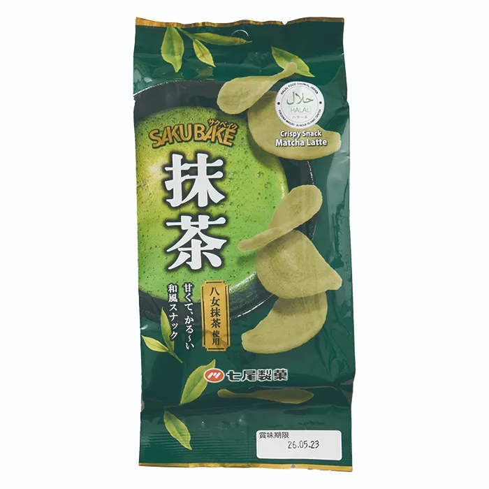 七尾製菓　ＳＡＫＵＢＡＫＥ抹茶