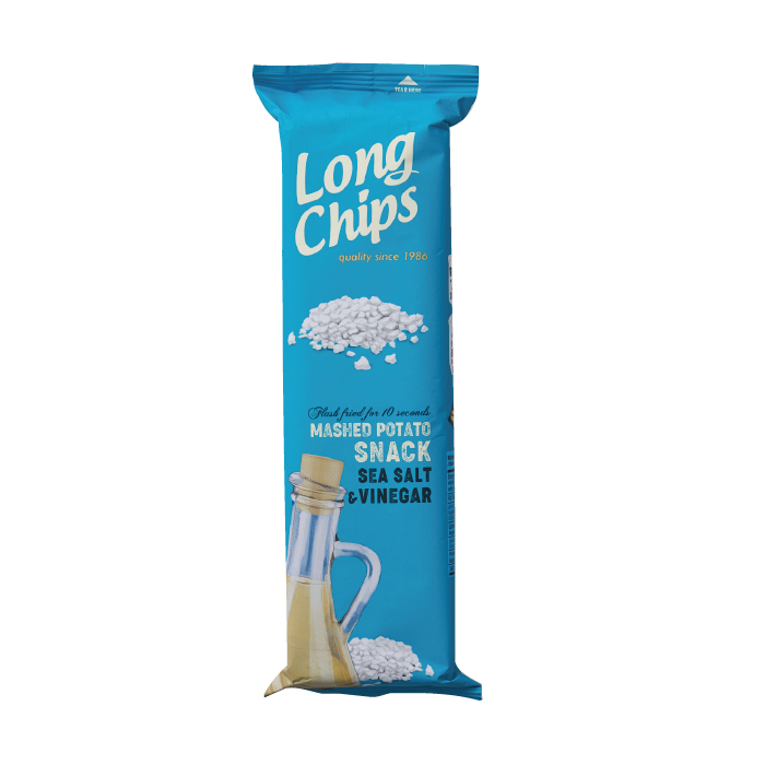 鈴商　ロングポテトチップス　シーソルト＆ビネガー（ラトビア）