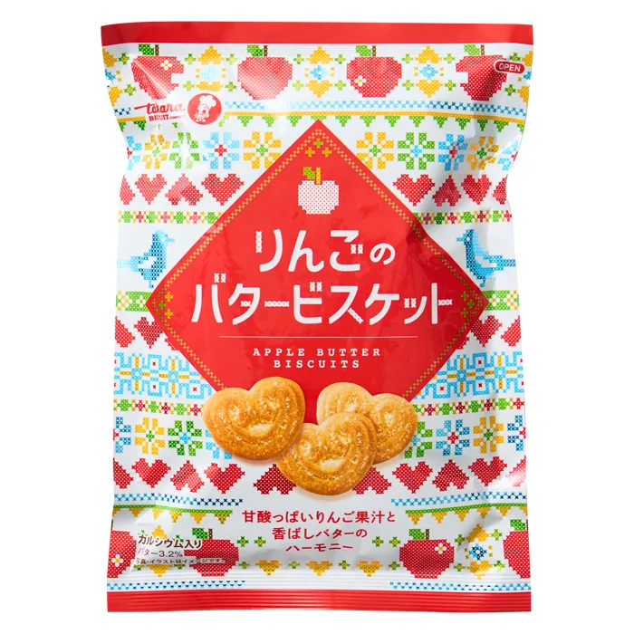 宝製菓　りんごのバタービスケット