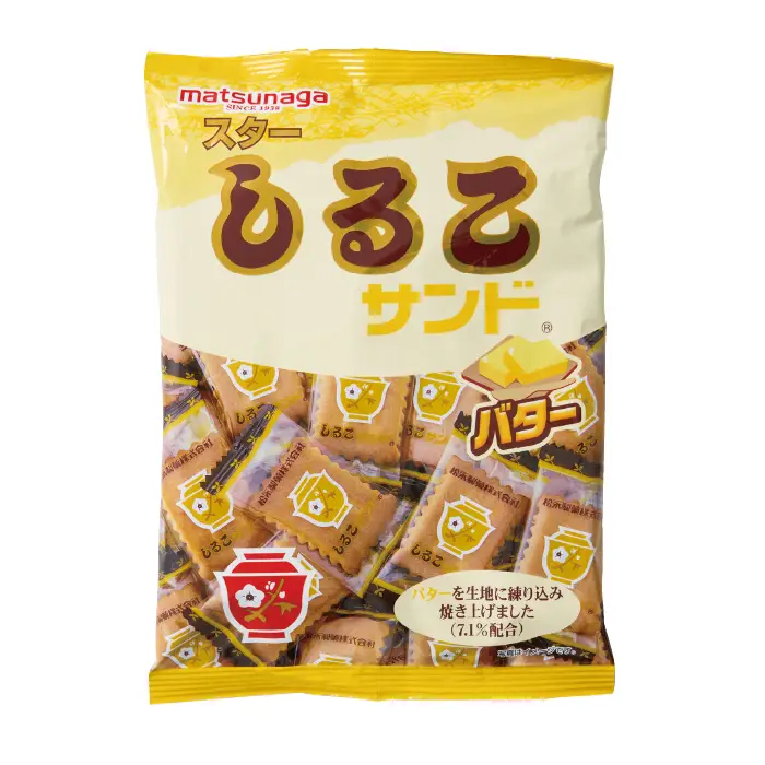 松永製菓　スターしるこサンドバター