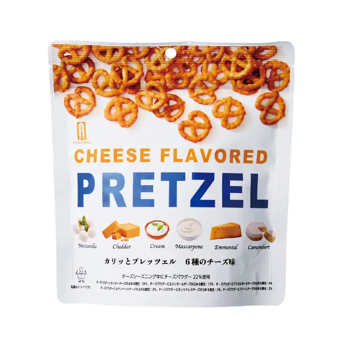 銀座製菓　プレッツェル6種のチーズ味