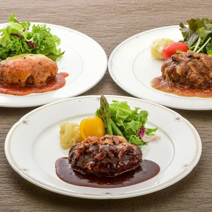 【冬季限定】米沢牛黄木　米沢牛入りハンバーグセット