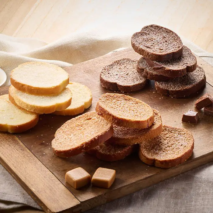 【冬季限定】フルールブラン　北海道ラスク３種詰合せ４２枚