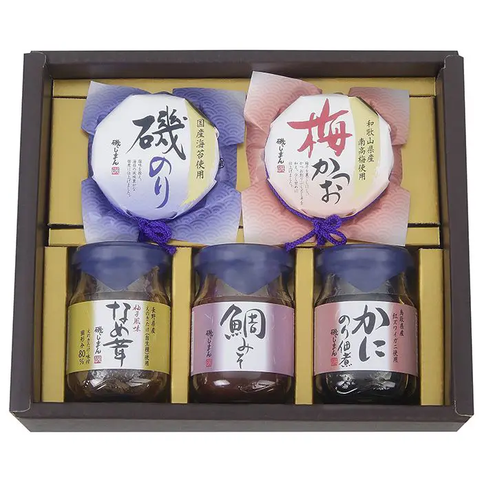 【冬季限定】磯じまん　ご飯のお供瓶詰セット