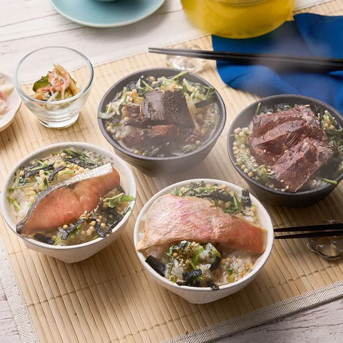 【冬季限定】出汁茶漬け御膳　４種セット