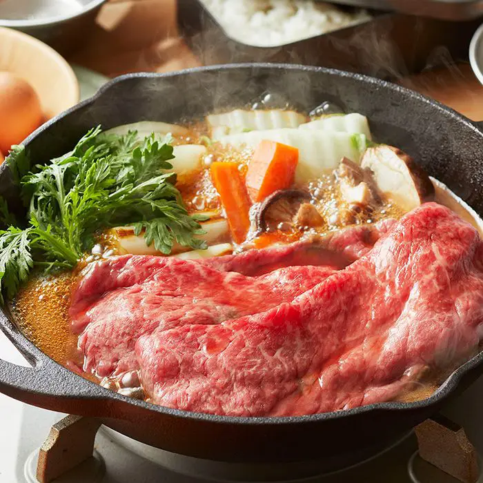 【冬季限定】松阪牛もも・バラすき焼き＆今半割下