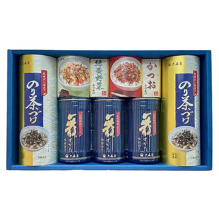 【冬限定】大森屋　味付卓上のり・お茶づけ・ふりかけ詰合せ