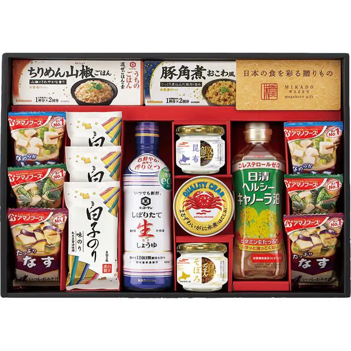 【冬限定】味香門和膳（みかどわぜん）　アマノフーズ＆キッコーマン和食詰合せ