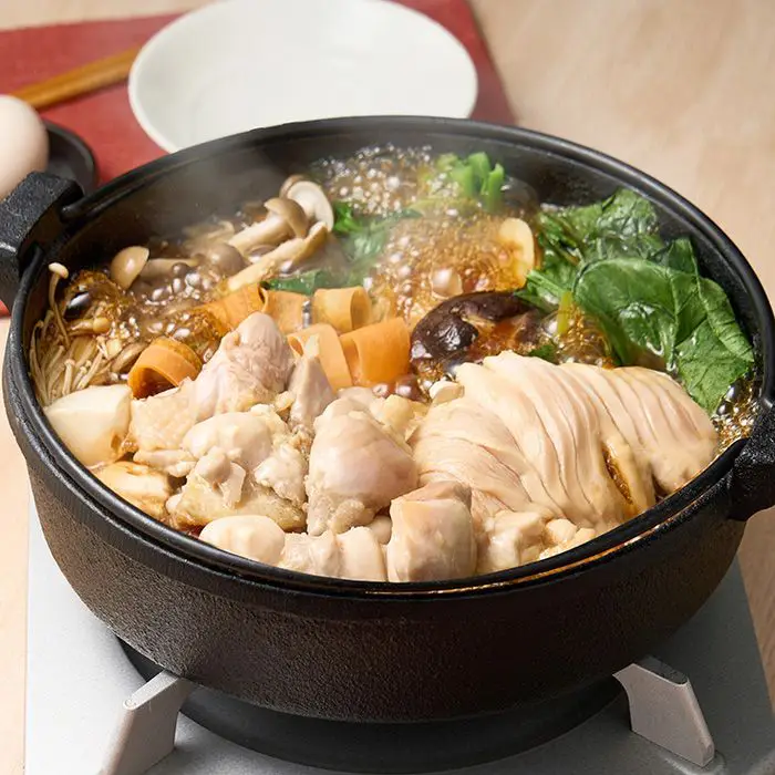 【冬限定】けい樂亭　阿波尾鶏すき焼き　うどん付き