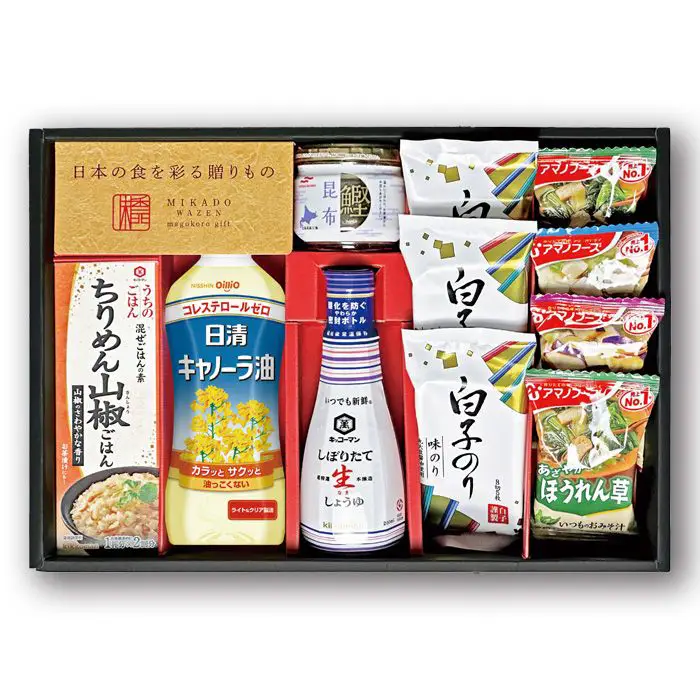【冬限定】味香門和膳（みかどわぜん）　アマノフーズ＆キッコーマン和食詰合せ