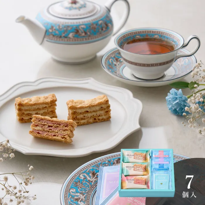 ミルフイユ＆ウェッジウッドティーバッグセット７個