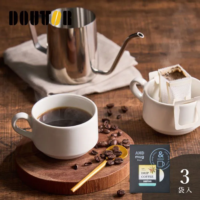 ドトールコーヒー　ドリップパック　深煎りブレンド　３袋