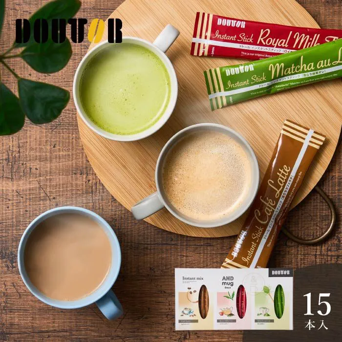 ドトールコーヒー　インスタントミックスセット　１５本