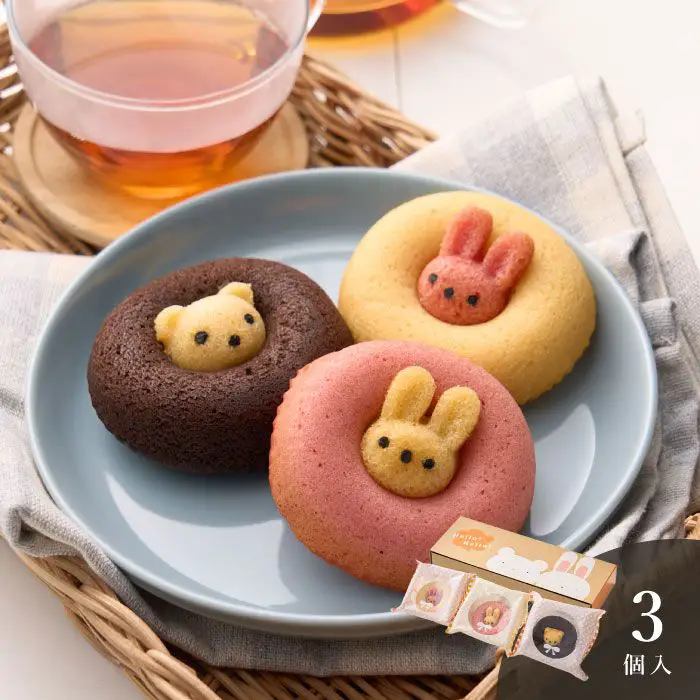 アニマルドーナツ　３個