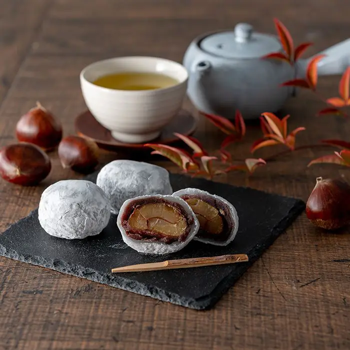 新杵堂　まるごと渋皮栗大福６個入