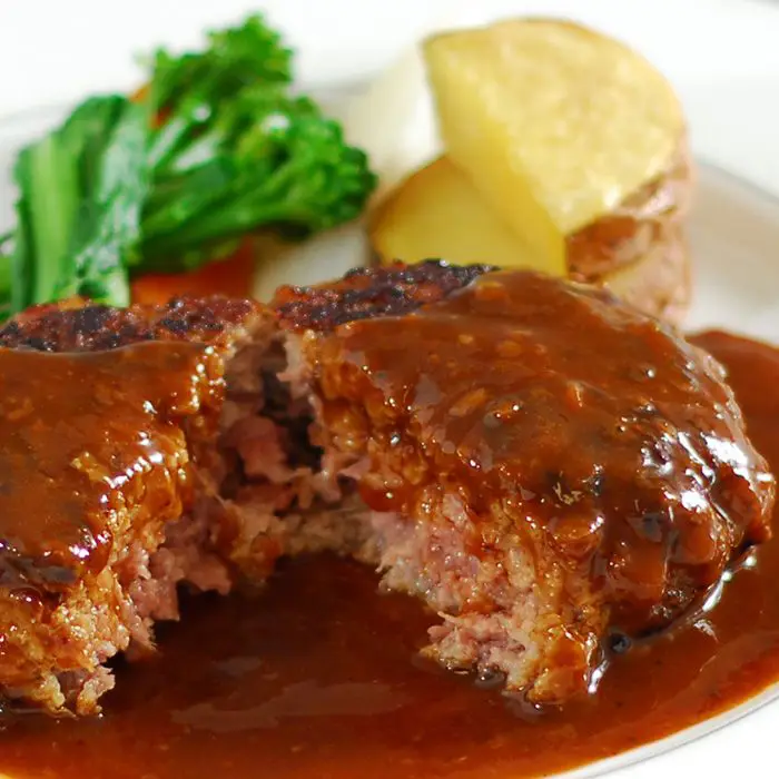 キッチン飛騨　飛騨牛と飛騨豚のハンバーグ［５個］