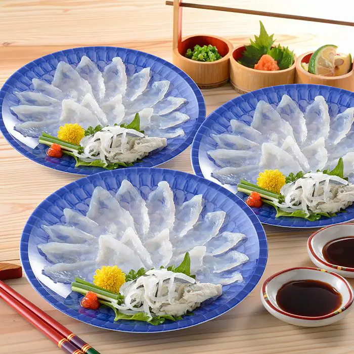 日髙本店　とらふぐ刺身小皿セット