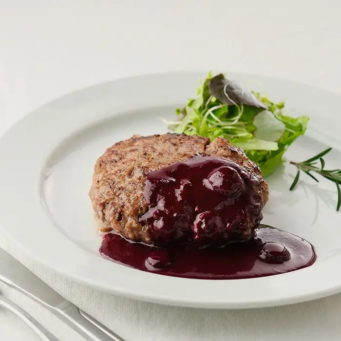 ｌｅ－ｓｏｒｃｉｅｒ監修ブルーベリーソースと長萩和牛ハンバーグセット