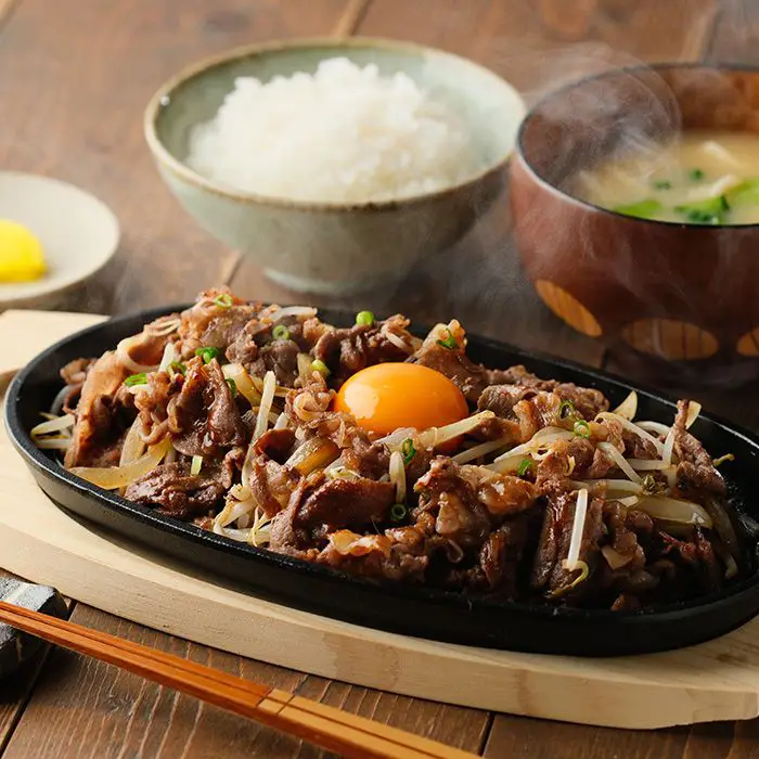 赤丸食堂の焼肉定食　４００ｇ