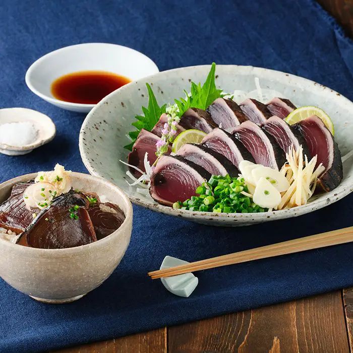 龍馬の完全藁焼き鰹タタキ＆鰹漬け丼セット