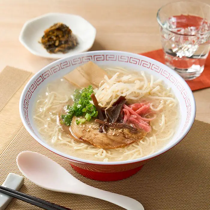 九州筑豊ラーメン山小屋　豚骨ラーメンセット