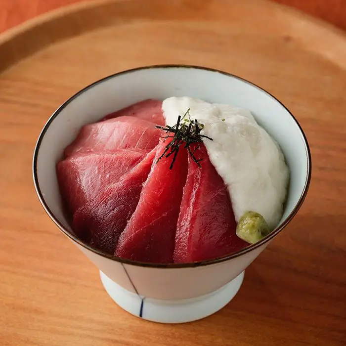 築地ホクエイ×浅草むぎとろ　江戸の本鮪とろろセット　Ａ