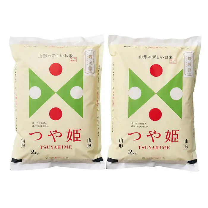 鶴岡ファーマーズ　山形県産　つや姫（お米／2kg×2）
