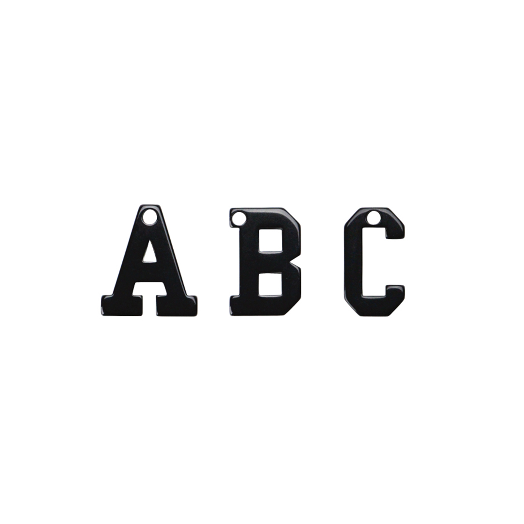 Lettered Figure Key Holder "Alphabet / Black"