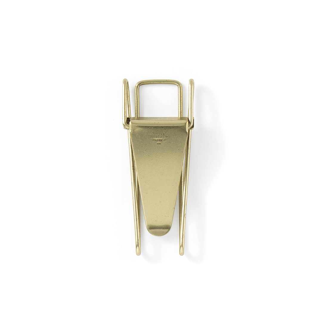 Hopper Double Clip "Brass"