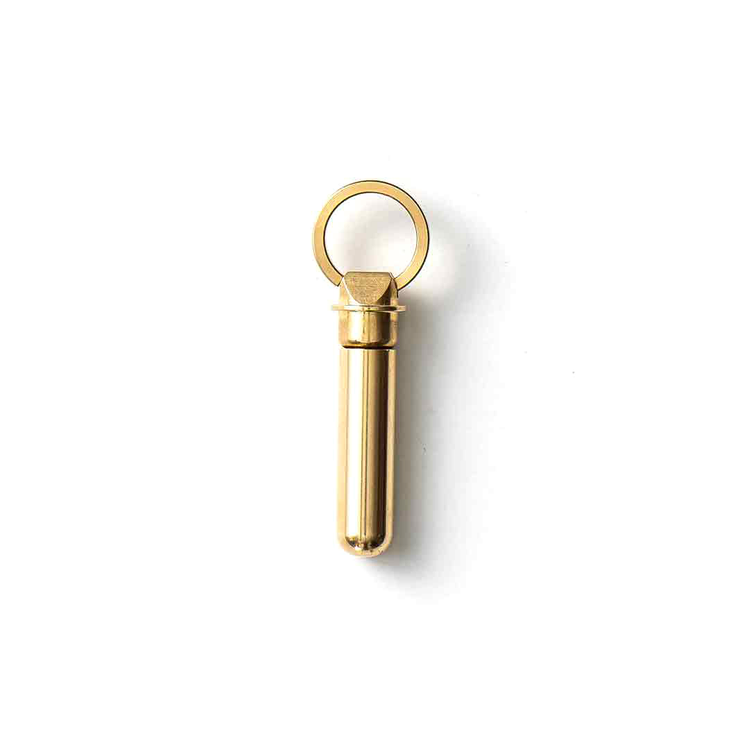 Bullet Key Ring “Polished brass”