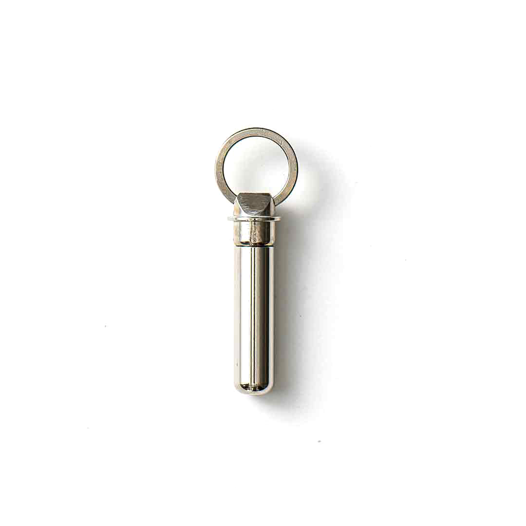 Bullet Key Ring "Nickel-plated"