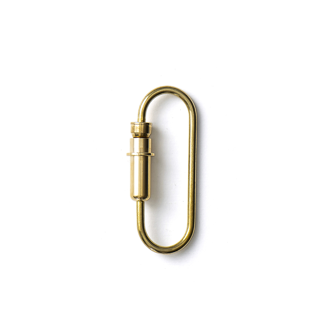 Bullet Carabiner "Polished brass"