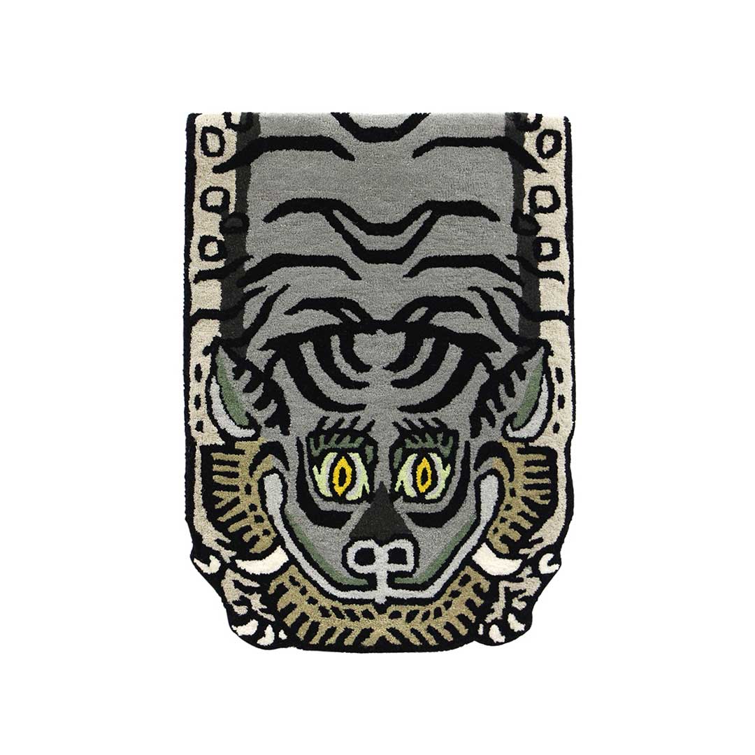 Tibetan Tiger Rug H1-75 "Gray"