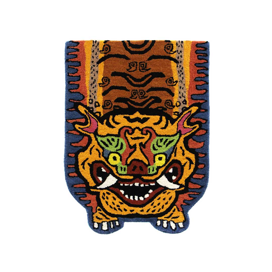 Tibetan Tiger Rug H2-75 "Yellow"