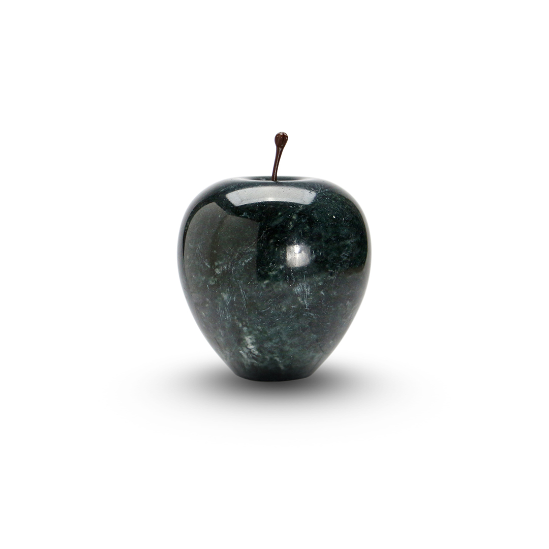 Marble Apple "Jade green / Large"