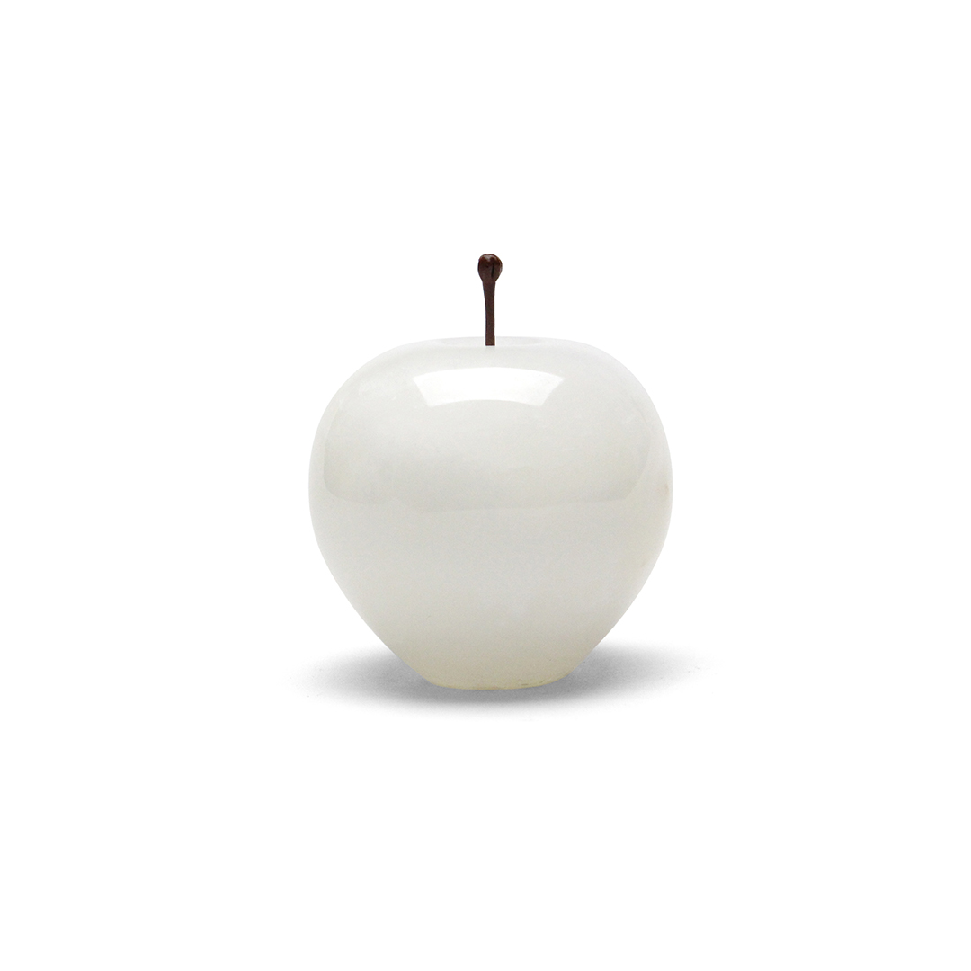 Marble Apple "White / Large"