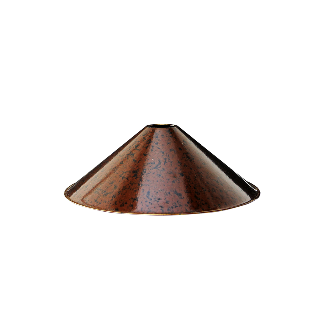 Bakelite Lamp Shade Flat "Brown / Black"