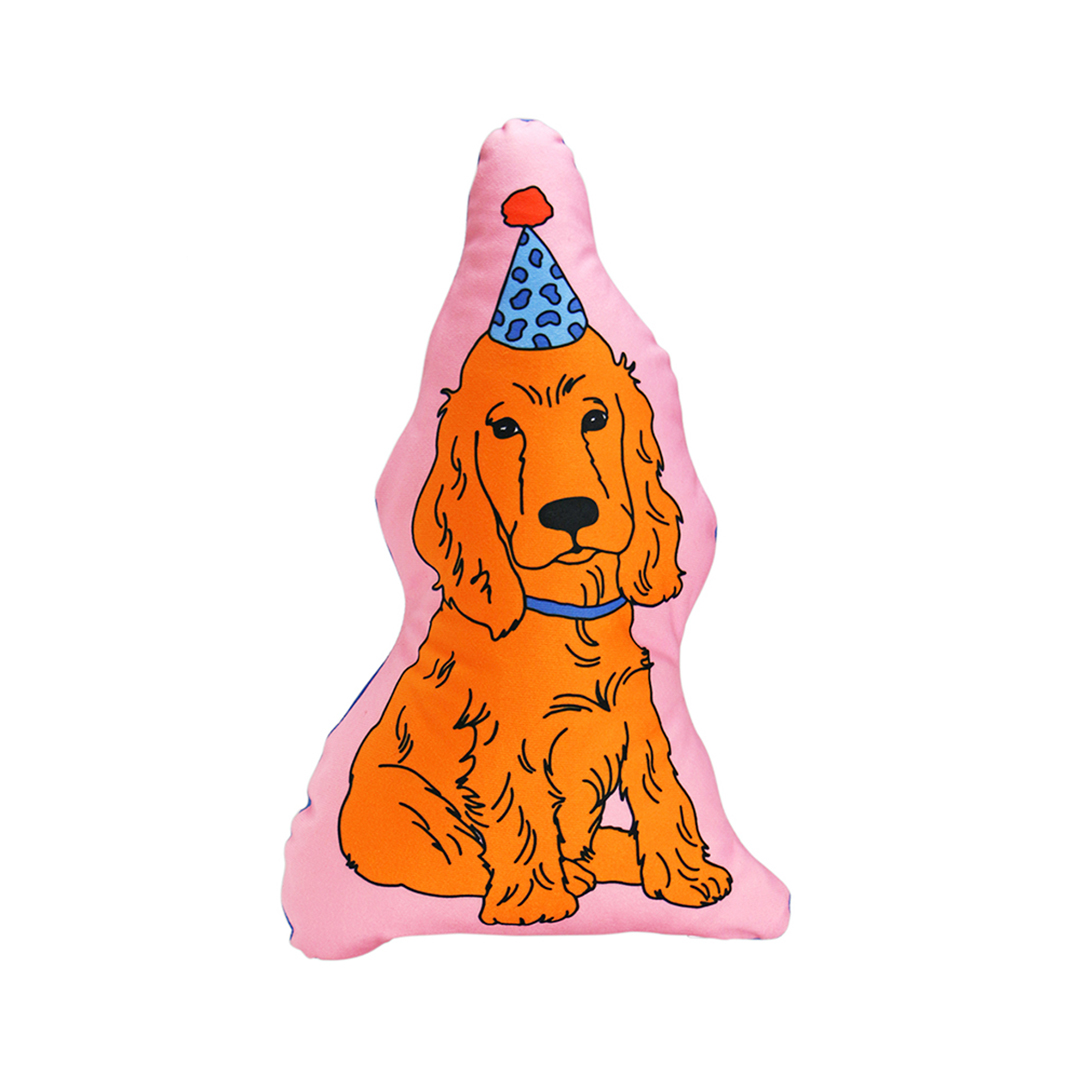 The Enjoy C&D Club Cushion "Dog/Pink"