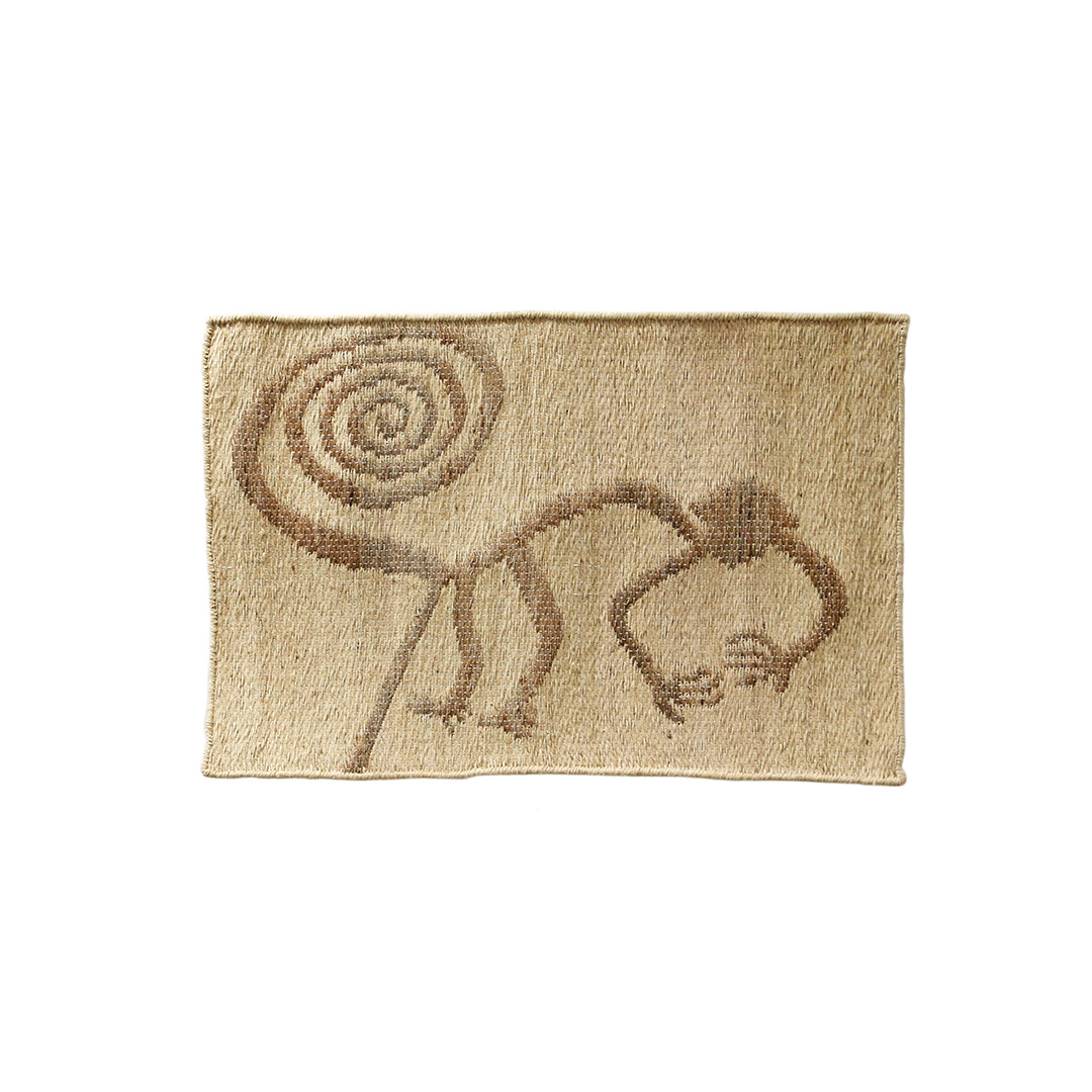 Nazca Jute Rug "Monkey"