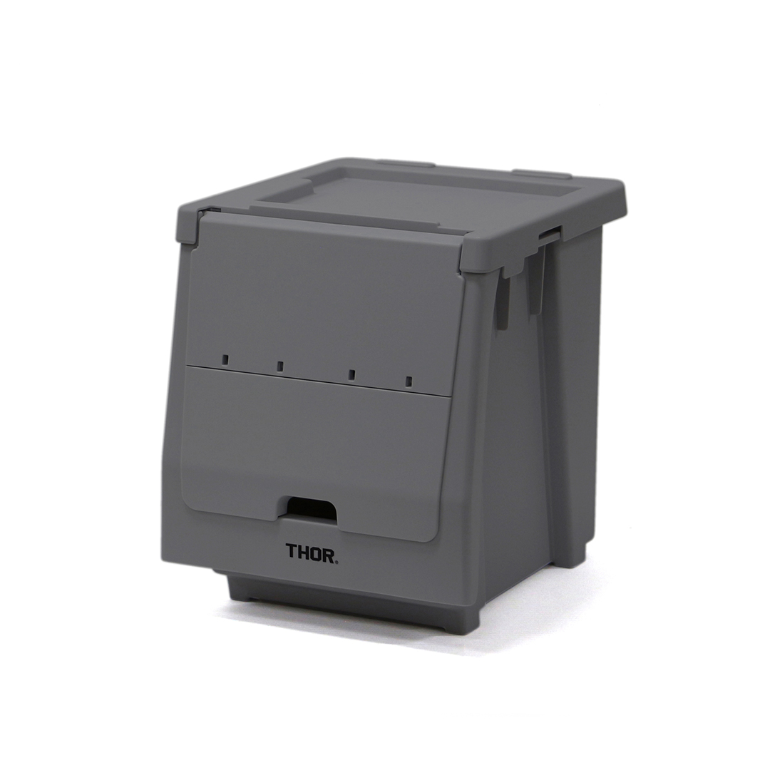 【直送対応品】【Set】THOR Stacking Shelf Container "20L / Mid gray"“