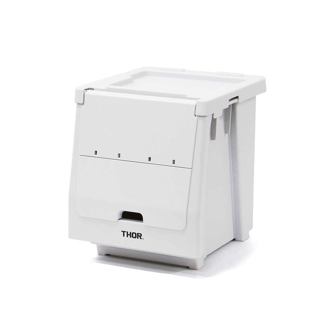【直送対応品】【Set】THOR Stacking Shelf Container "20L / White"