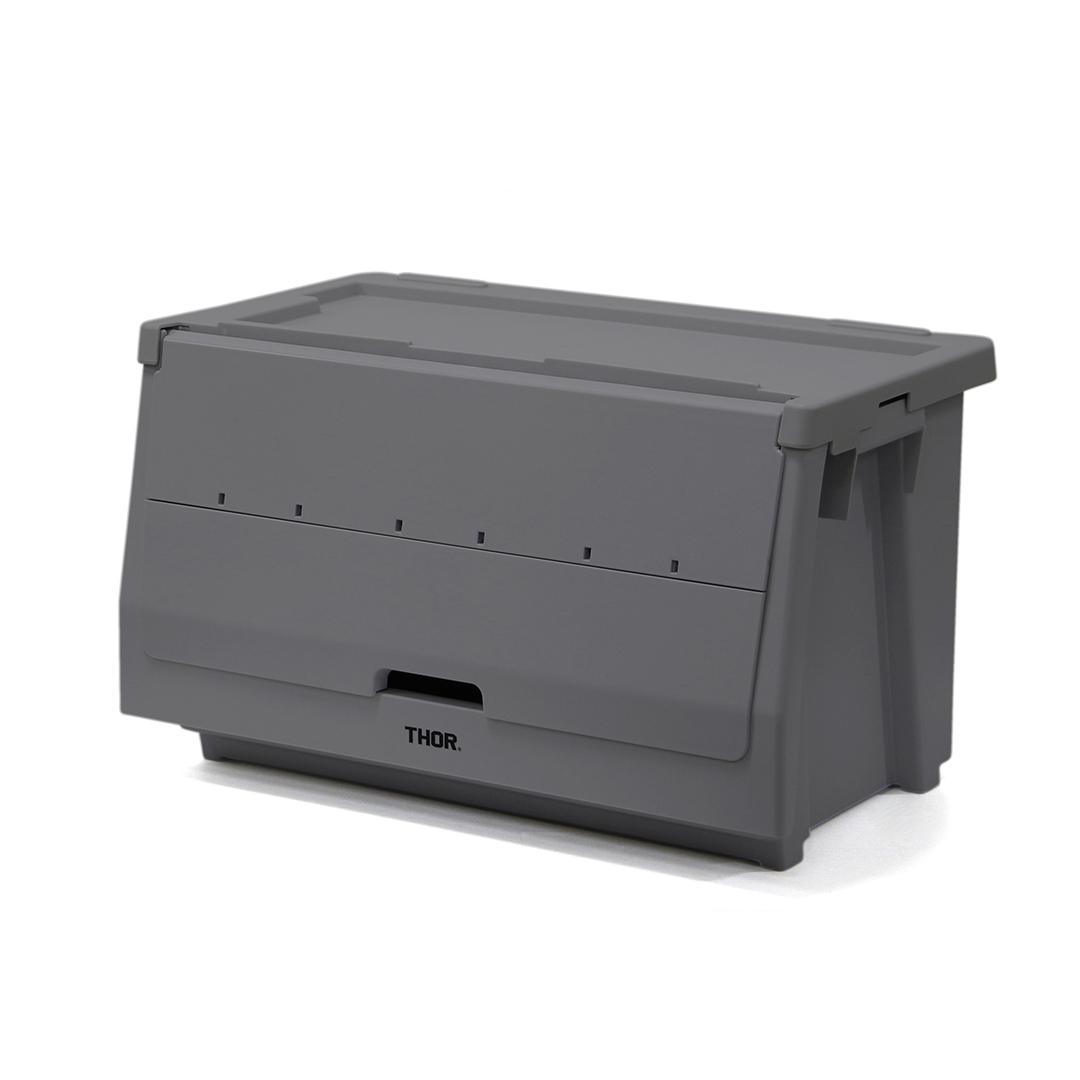 【直送対応品】【Set】THOR Stacking Shelf Container "50L / Mid gray"