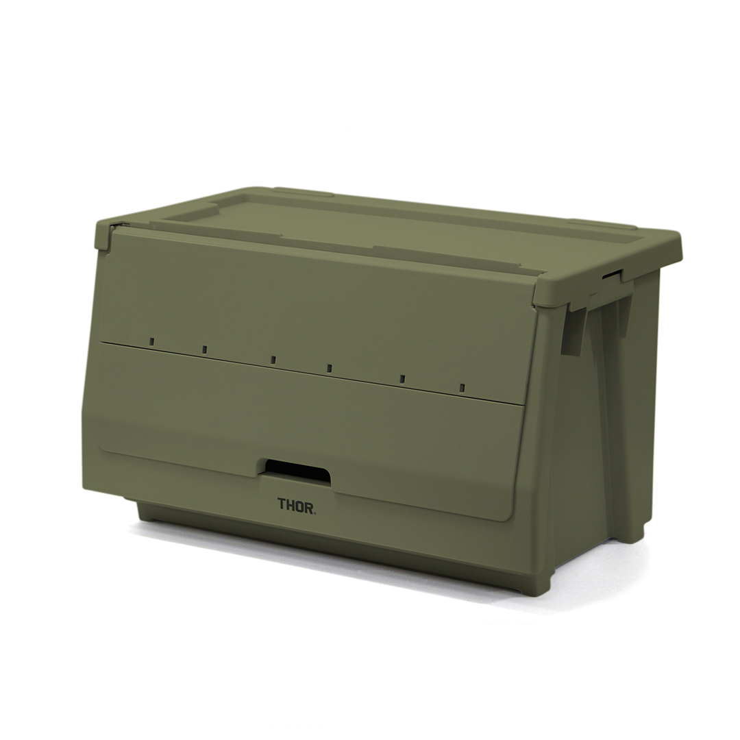 【直送対応品】【Set】THOR Stacking Shelf Container "50L / Olive"